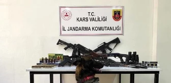 Kars'ta Silah Kaçakçılarına Operasyon: Çok Sayıda Silah ve Mühimmat Ele Geçirildi