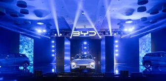 Çinli BYD, Endonezya'da yeni elektrikli otomobillerini tanıttı