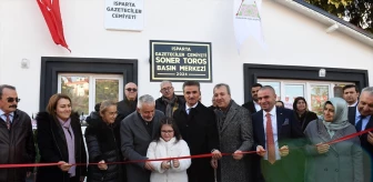 Isparta Gazeteciler Cemiyeti Soner Toros Basın Merkezi Açıldı