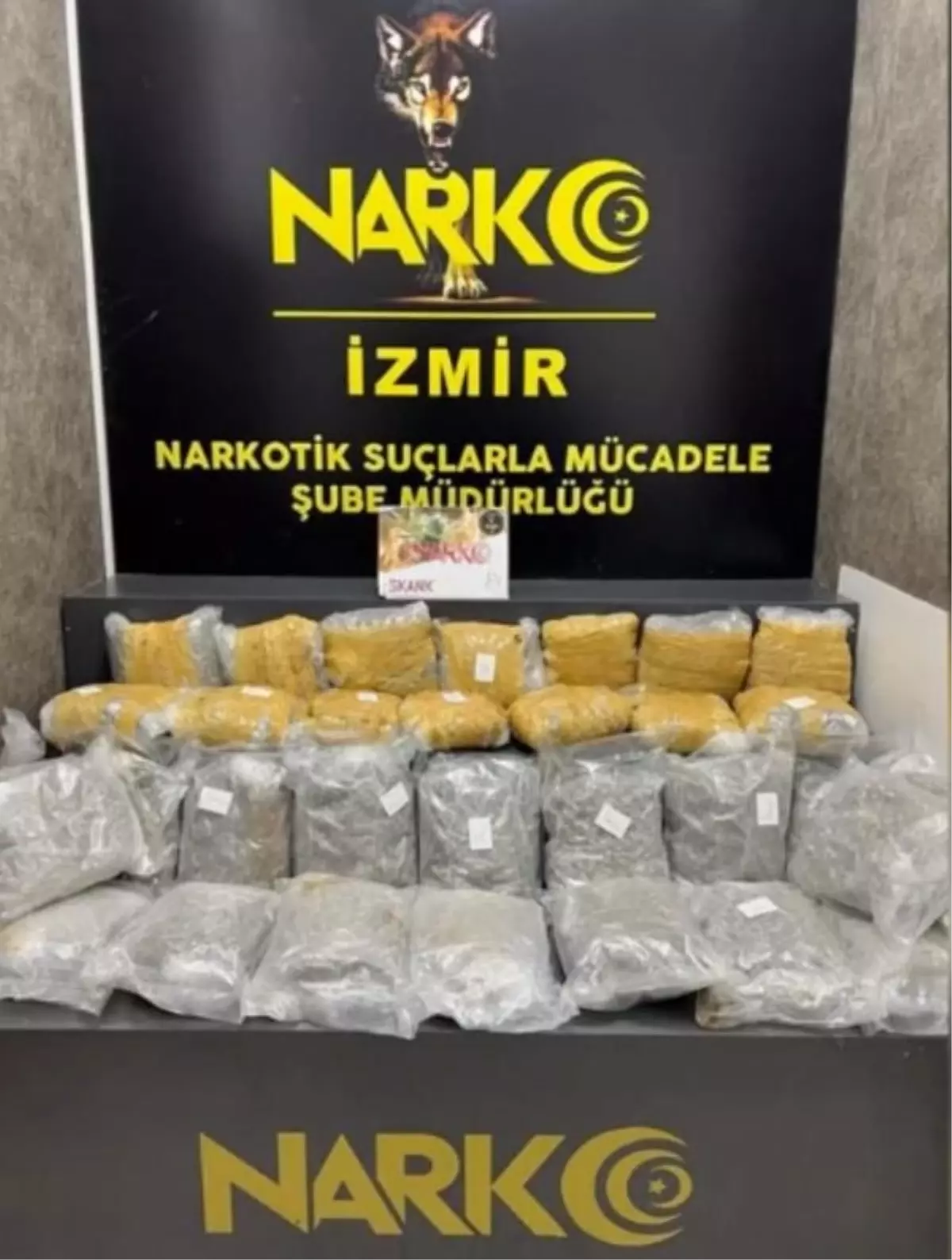 İzmir'de 19 Kilo Skunk Ele Geçirildi, 1 Kişi Tutuklandı