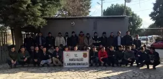 Manisa'da Kaçak Göçmen Operasyonu: 34 Afganistan Uyruklu Yakalandı