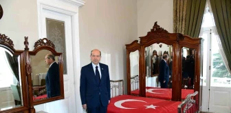 KKTC Cumhurbaşkanı Ersin Tatar Atatürk Köşkü'nü ziyaret etti