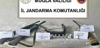 Muğla'da Roma dönemine ait sütun ele geçirildi, 1 şüpheli gözaltına alındı