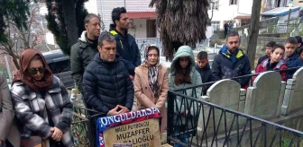Zonguldakspor'un efsane futbolcusu Muzaffer Badalıoğlu mezarı başında anıldı