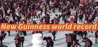 Çin'de Topaç Çevirme Etkinliğinde Guinness Dünya Rekoru Kırıldı