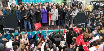AK Parti Ağrı Belediye Başkan Adayı Mehmet Salih Aydın, Coşkuyla Karşılandı