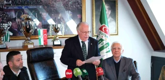 Bursaspor'un yeni başkanı Sinan Bür göreve başladı