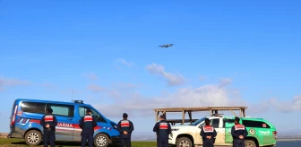 Edirne'de Gala Gölü Milli Parkı'nda Dron Destekli Denetim Gerçekleştirildi