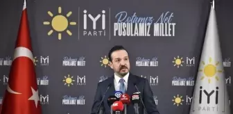İYİ Parti Sözcüsü Kürşad Zorlu: Merkez Bankası Başkanı ve ailesi hakkındaki iddiaların aydınlatılması gerekiyor
