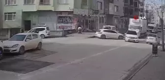 Polisten kaçarken kaza yaptı, kaza yerinden de kaçtı...O anlar kamerada