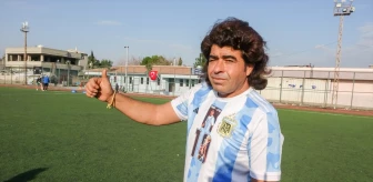 Şanlıurfa'da Maradona'ya benzeyen adam