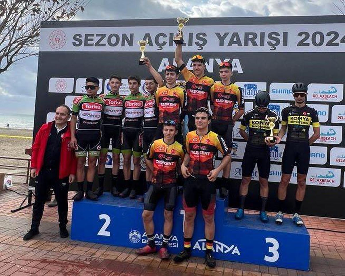 Torku Şeker Spor Bisiklet Takımı Gençler Kategorisinde Türkiye 2.'ncisi Oldu