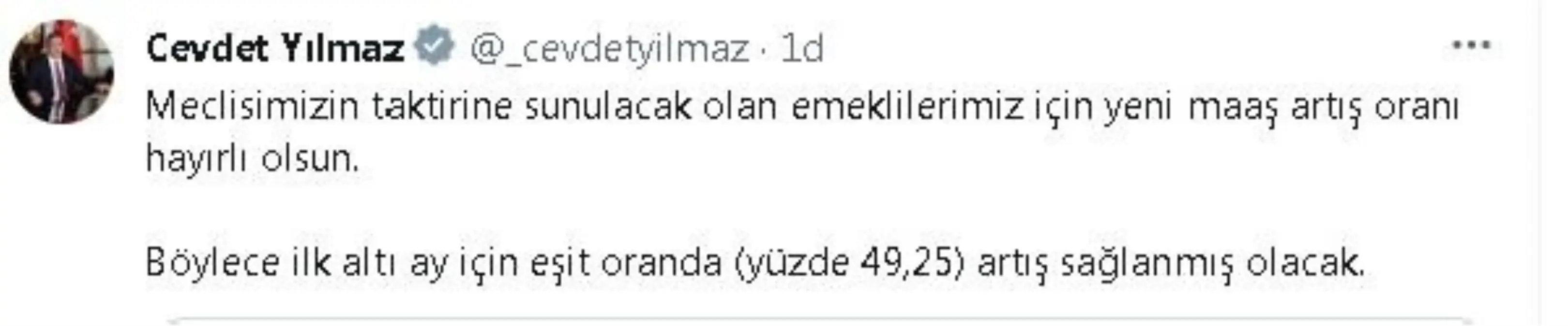 Emekliler için yeni maaş artış oranı meclise sunulacak