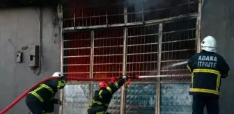 Adana'da sünger fabrikasında çıkan yangın kontrol altına alındı