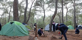 Antalya'da İzcilik Kulüplerine Kış Mahalli Kampı Düzenlendi