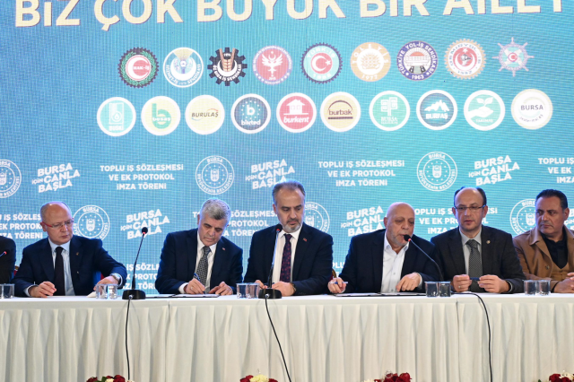 Bursa Büyükşehir Belediyesi Çalışanlarının Maaşlarına Büyük Zam