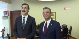 CHP Genel Başkanı Özel, TİP Genel Başkanı Baş ile görüştü