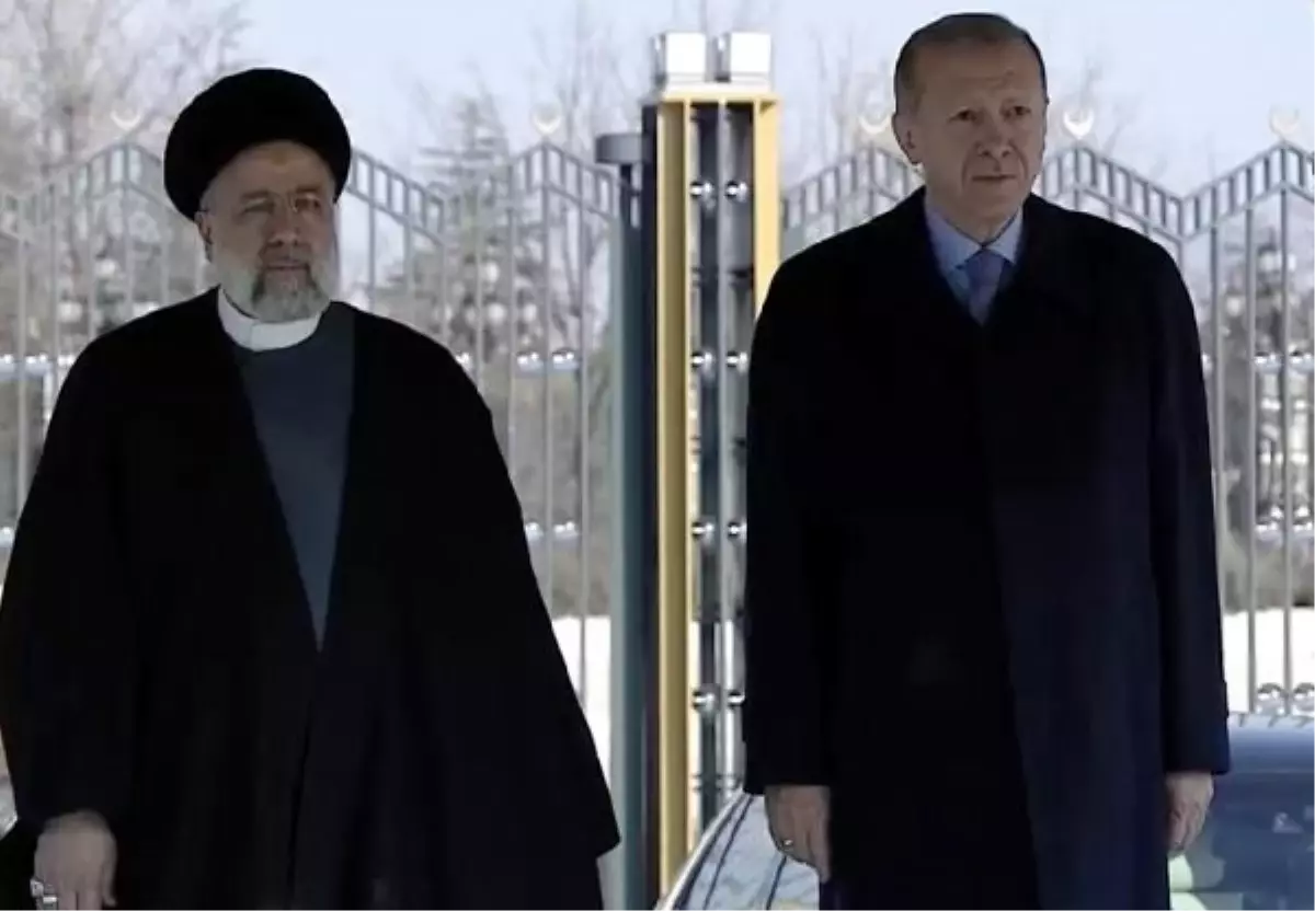 Cumhurbaşkanı Erdoğan, İran Cumhurbaşkanı Reisi'yi resmi törenle karşıladı