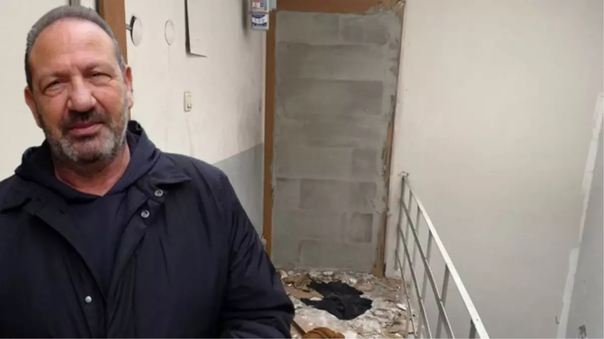 Evine hırsız girince kapıya duvar ördürdü: Önce çilingir sonra itfaiye çağırmıştı