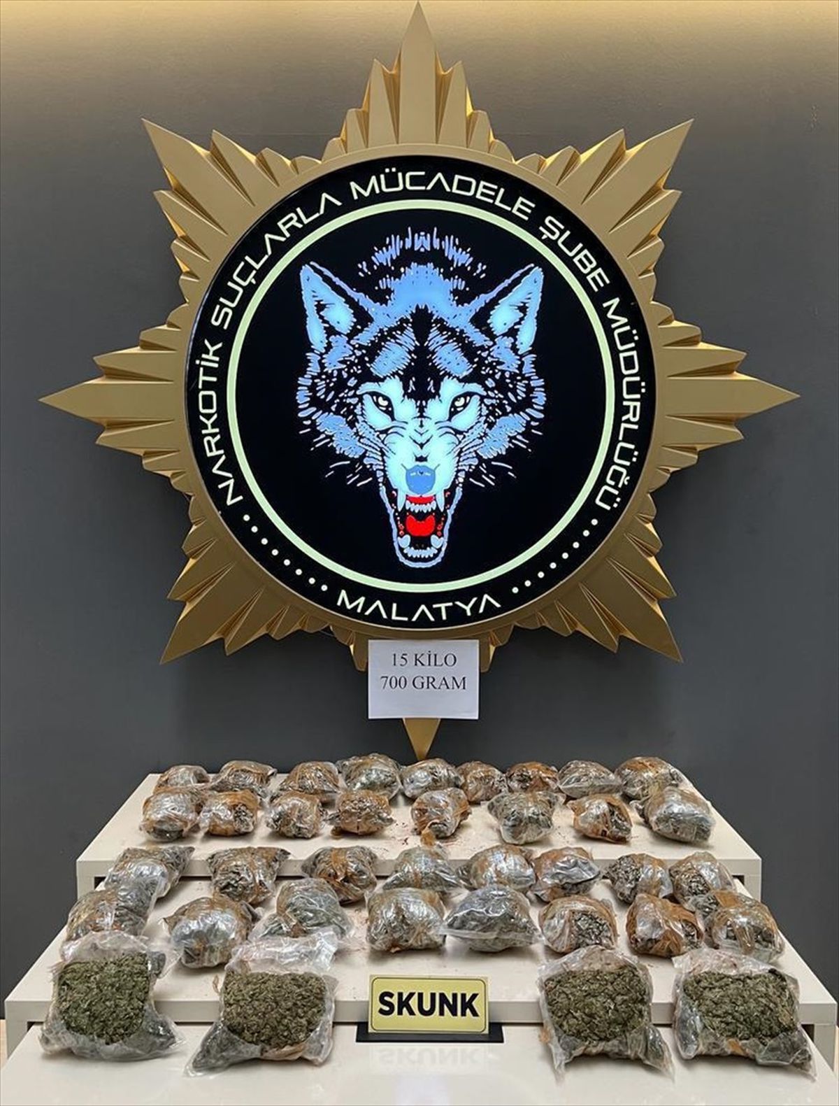 Malatya'da 15 Kilo 700 Gram Sentetik Uyuşturucu Ele Geçirildi