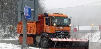 Bolu Dağı'nda Kar Yağışı Etkili Oluyor