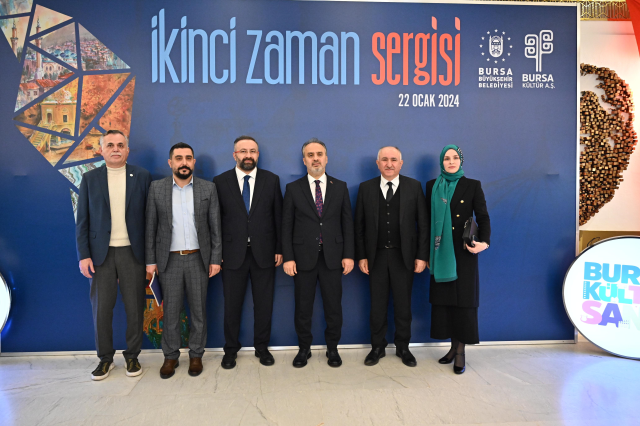 Bursa Büyükşehir Belediyesi Tarafından Düzenlenen 'İkinci Zaman' Sergisi Açıldı