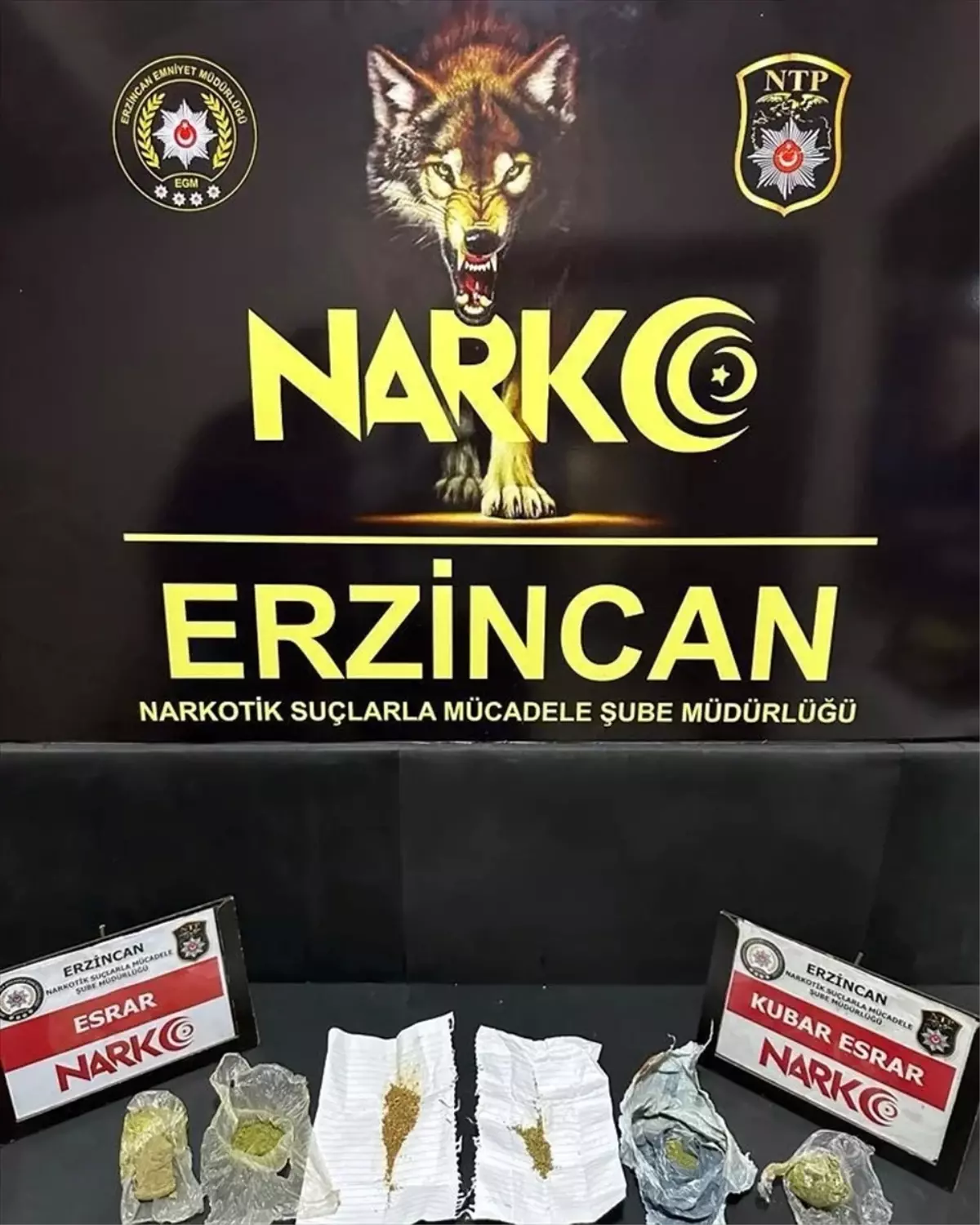 Erzincan'da uyuşturucu operasyonu: 4 şüpheli gözaltına alındı