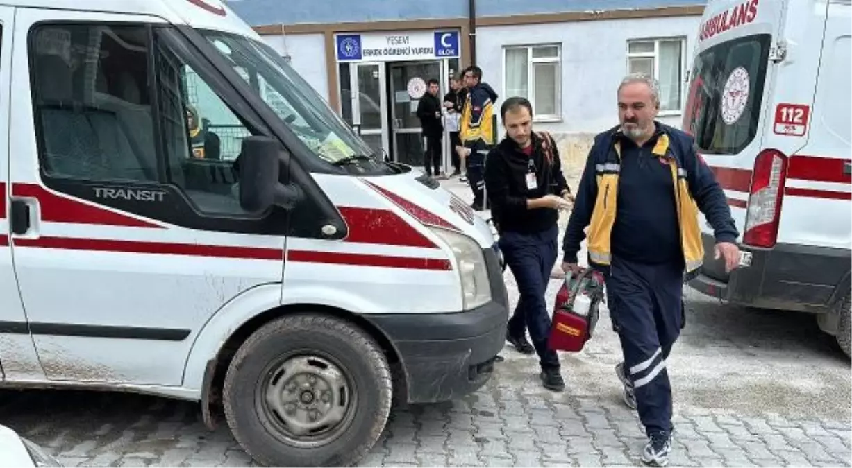 KÜTAHYA Yesevi Erkek Öğrenci Yurdu'nda 28 öğrenci yemekten zehirlendi