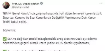 İşsizlik Sigortası Kanunu ile Bazı Kanunlarda Değişiklik Yapılmasına Dair Kanun Teklifi Yasalaştı