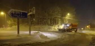 Bolu Dağı'nda Kar Yağışı Etkili Oldu