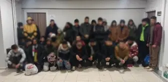 Bursa'da 2 minibüste 47 kaçak göçmen yakalandı