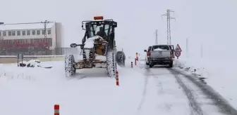 Erzurum, Kars ve Iğdır'da 18 yerleşim yerine kar ve tipi nedeniyle ulaşım sağlanamıyor