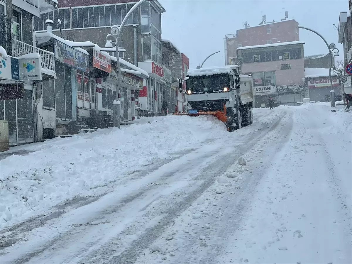 Van'ın Başkale ilçesinde etkili olan kar nedeniyle 88 yerleşim yerine ulaşım sağlanamıyor