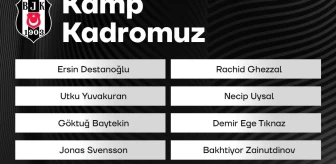Beşiktaş'ın Sivasspor maçı kadrosu belli oldu