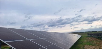 Çanakkale'nin Biga ilçesinde güneş enerji santrali hizmete girdi