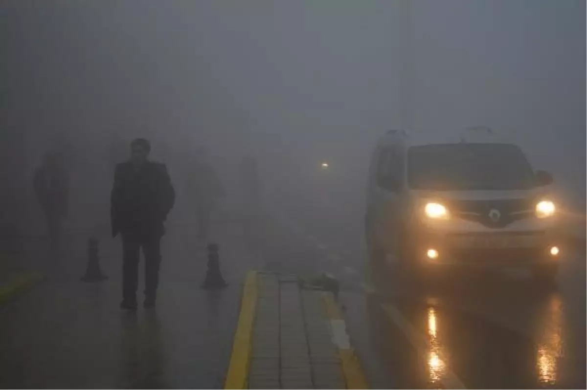Mardin'de etkili olan sis ulaşımı olumsuz etkiledi