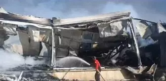 Mersin'deki Narenciye Paketleme Tesisi Yangını Kontrol Altına Alındı