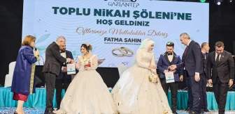 Gaziantep Büyükşehir Belediyesi'nden 250 çifte toplu nikah töreni