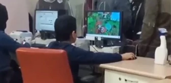 Hastane bilgisayarında oyun oynayan çocuk tepki topladı