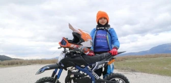 6 Yaşındaki Şefik Uras Tırpan, Türkiye Motosiklet Şampiyonasına Katılmak İstiyor
