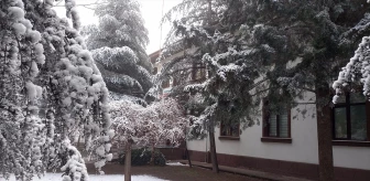 Beypazarı ilçesinde kar etkisi