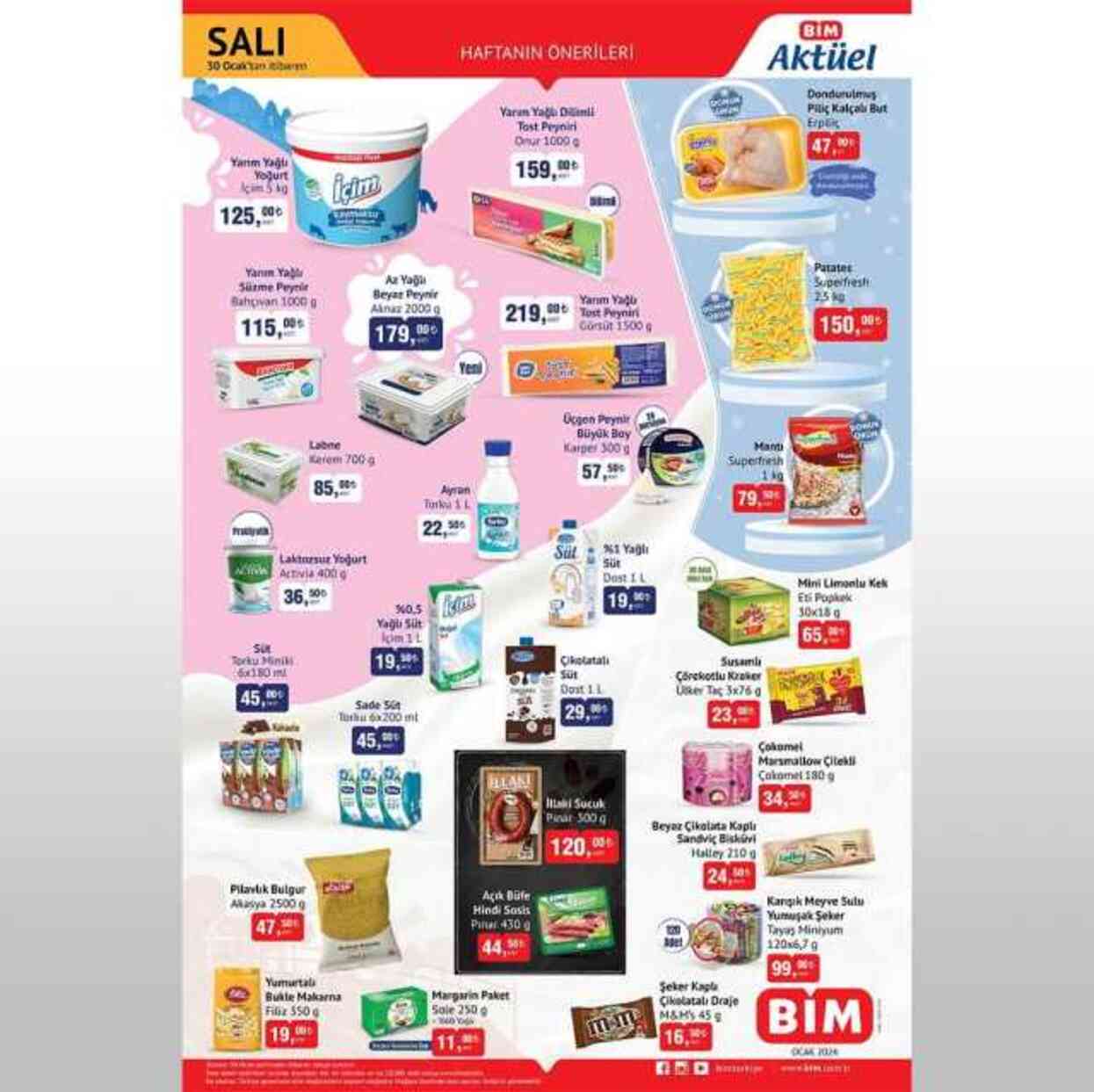BİM AKTÜEL KATALOĞU 30 OCAK-2 ŞUBAT YAYINLANDI | BİM bu hafta katalog ürünleri neler? BİM'e gelecek ürünler ve BİM fiyat listesi!