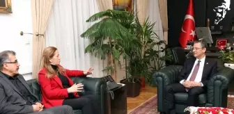 CHP Genel Başkanı Özgür Özel, DİSK Genel Başkanı Arzu Çerkezoğlu ile görüştü