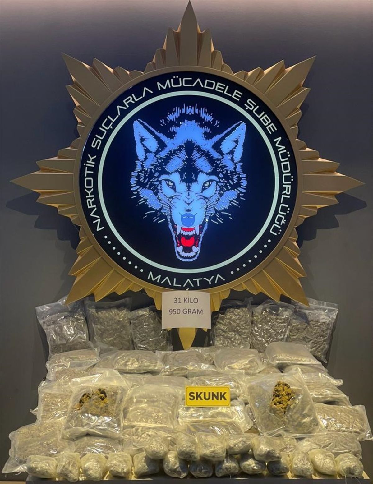 Malatya'da 31 Kilo 950 Gram Sentetik Uyuşturucu Ele Geçirildi, 4 Şüpheli Tutuklandı