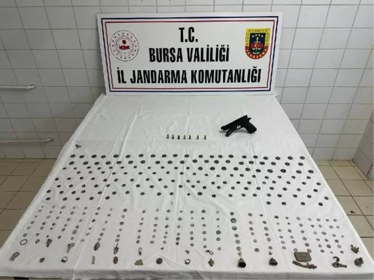 Bursa'da Roma dönemine ait tarihi eser kaçakçılığı operasyonu
