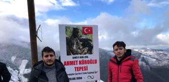Görele'de Şehit Piyade Uzman Çavuş Ahmet Köroğlu Anısına Türk Bayrağı Dikildi