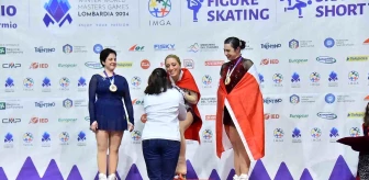 Naz Arıcı Dünya Masterlar Kış Oyunları'nda Altın Bayanlar kategorisinde şampiyon oldu
