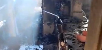 Giresun Alucra'da bir binada yangın çıktı