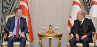 KKTC Cumhurbaşkanı Ersin Tatar, TİKA Başkanı Serkan Kayalar'ı kabul etti