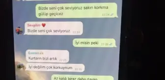 Rehinenin Aile Grubuna Yazdığı Mesajlar Yürek Burktu